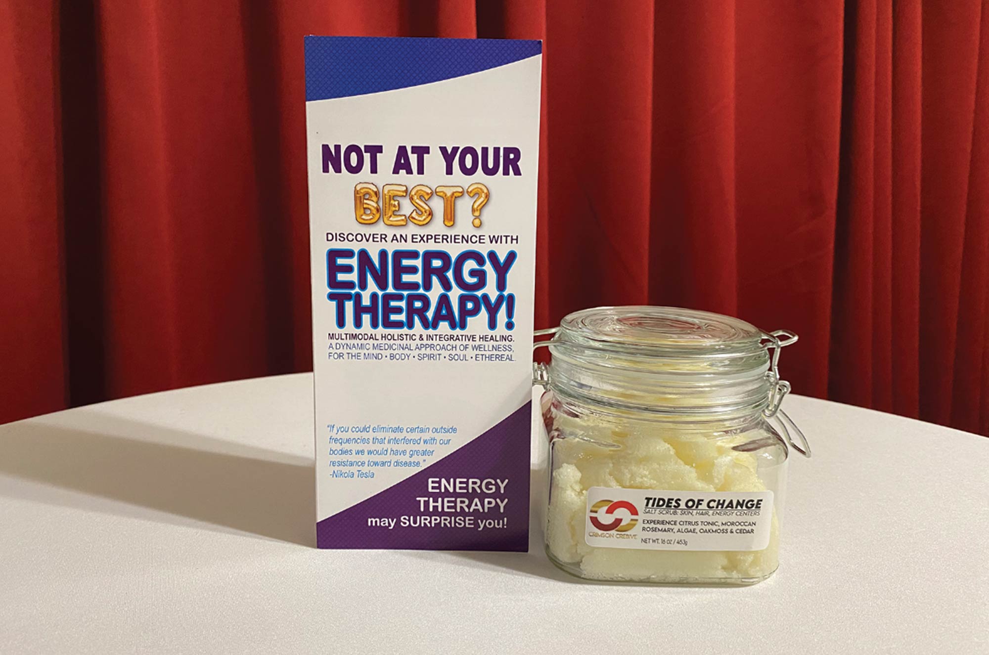 Product Launch: Energy Therapy Body Scrubs